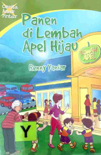 Image of Panen di lembah apel hijau