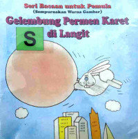 Image of Gelembung permen karet di langit