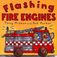Image of Flashing fire engines