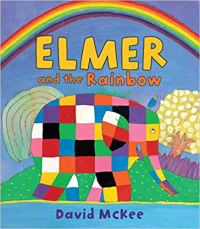 Image of Elmer and the rainbow