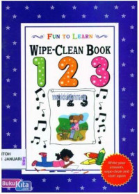 Image of Wipe-clean book 123