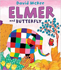 Image of Elmer and butterfly
