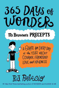 Image of 365 days of wonder : mr. Browne's book of precepts
