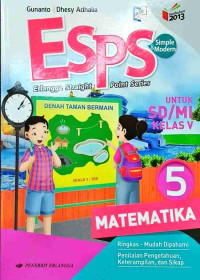Image of Erlangga straight point series esps matematika untuk sd/mi kelas 5