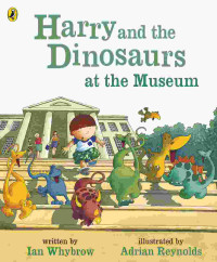 Image of Harry and the dinosaurs at the museum