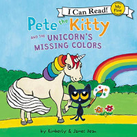 Image of Pete the kitty and the unicorn's missing colors
