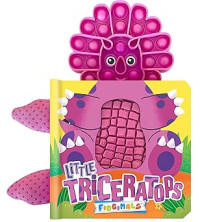 Image of Fidgimals Little Triceratops Dinosaur Baby Book